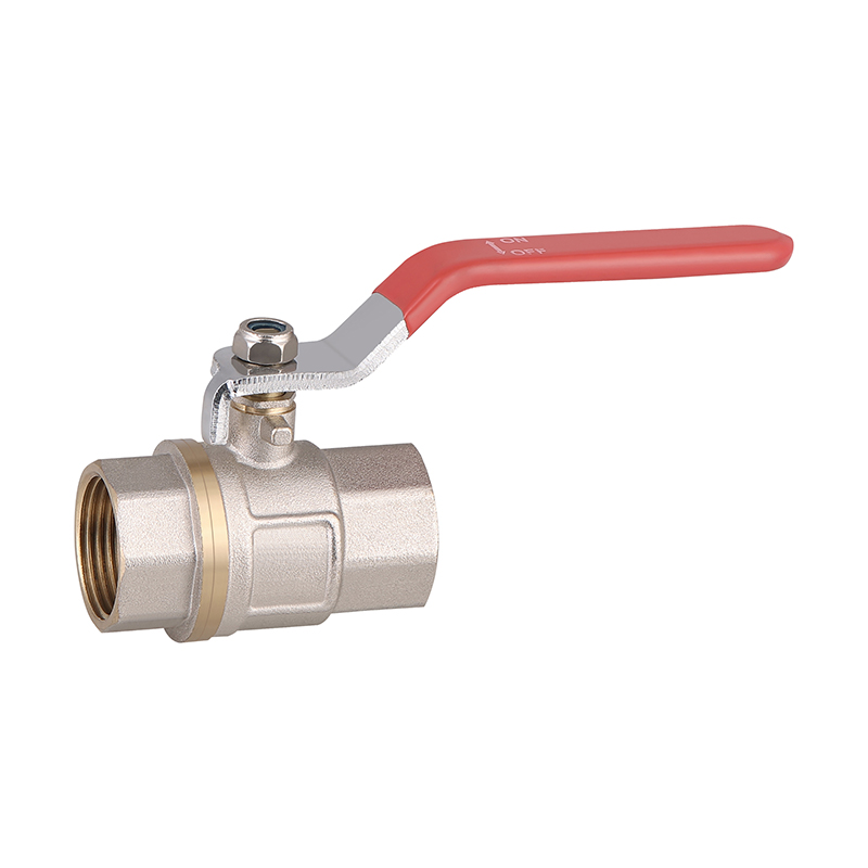 GH-1004 Messinggewinde Kugelventil FXF Nickel plattiert