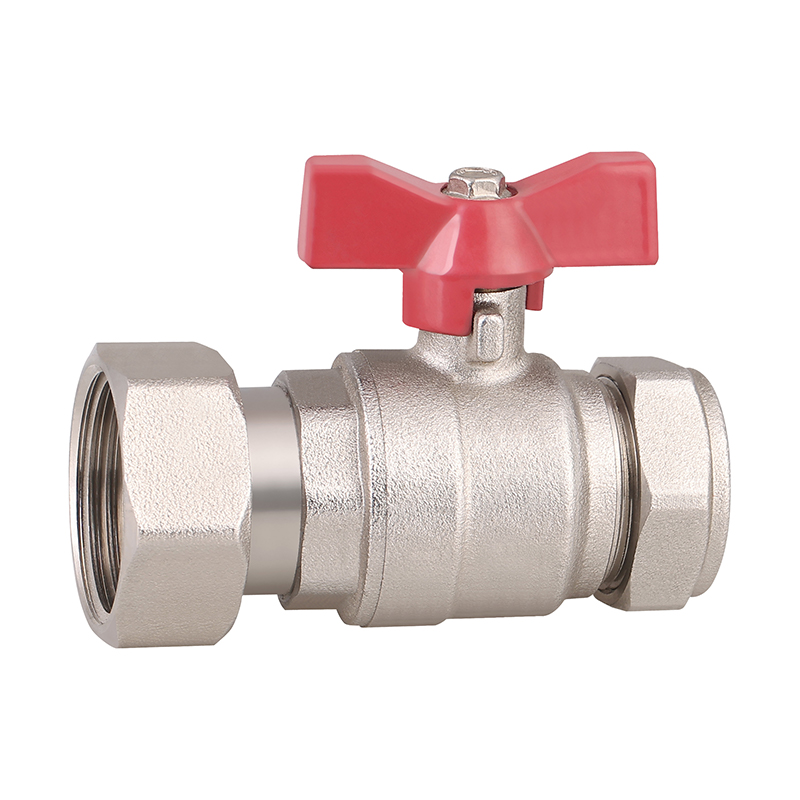 GH-1015 Messingkugelventil mit Messing mit Drehgelenk