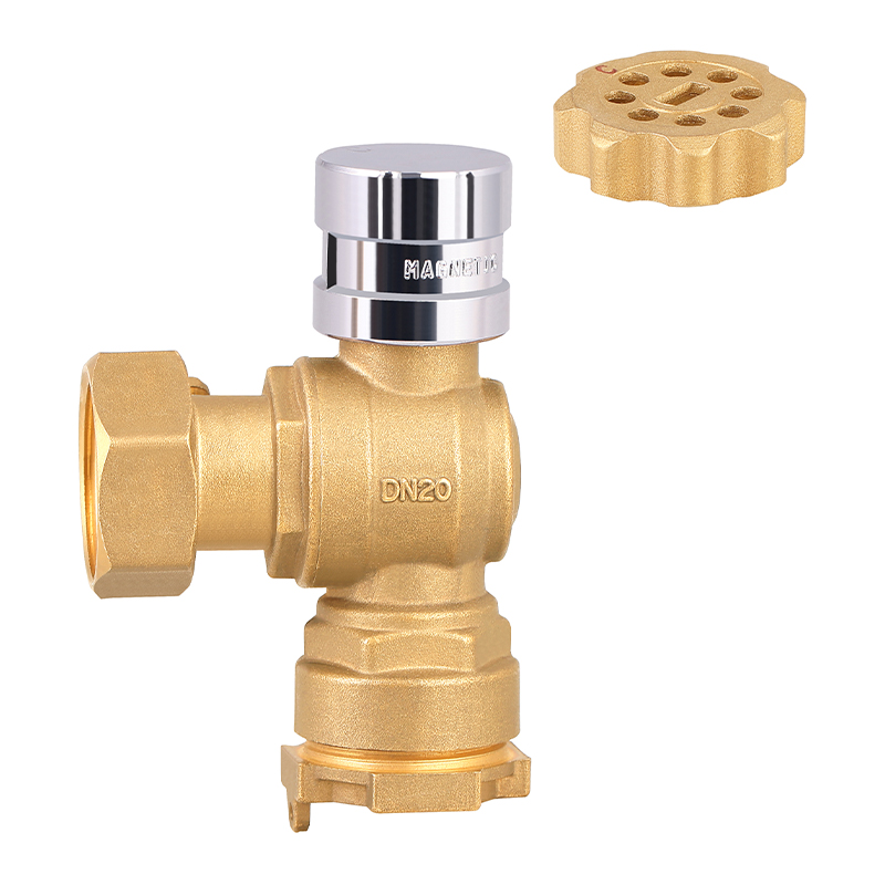 GH-1030 Messing Magnetic Messing Ventil für Wassermesser-Anti-Dieb